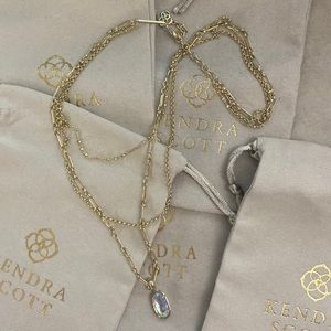 Kendra Scott Elisa Triple Strand Necklace